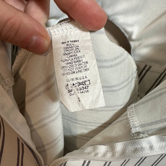 Windsor Stripped Cutout Dress Size L - Picture 5 of 6